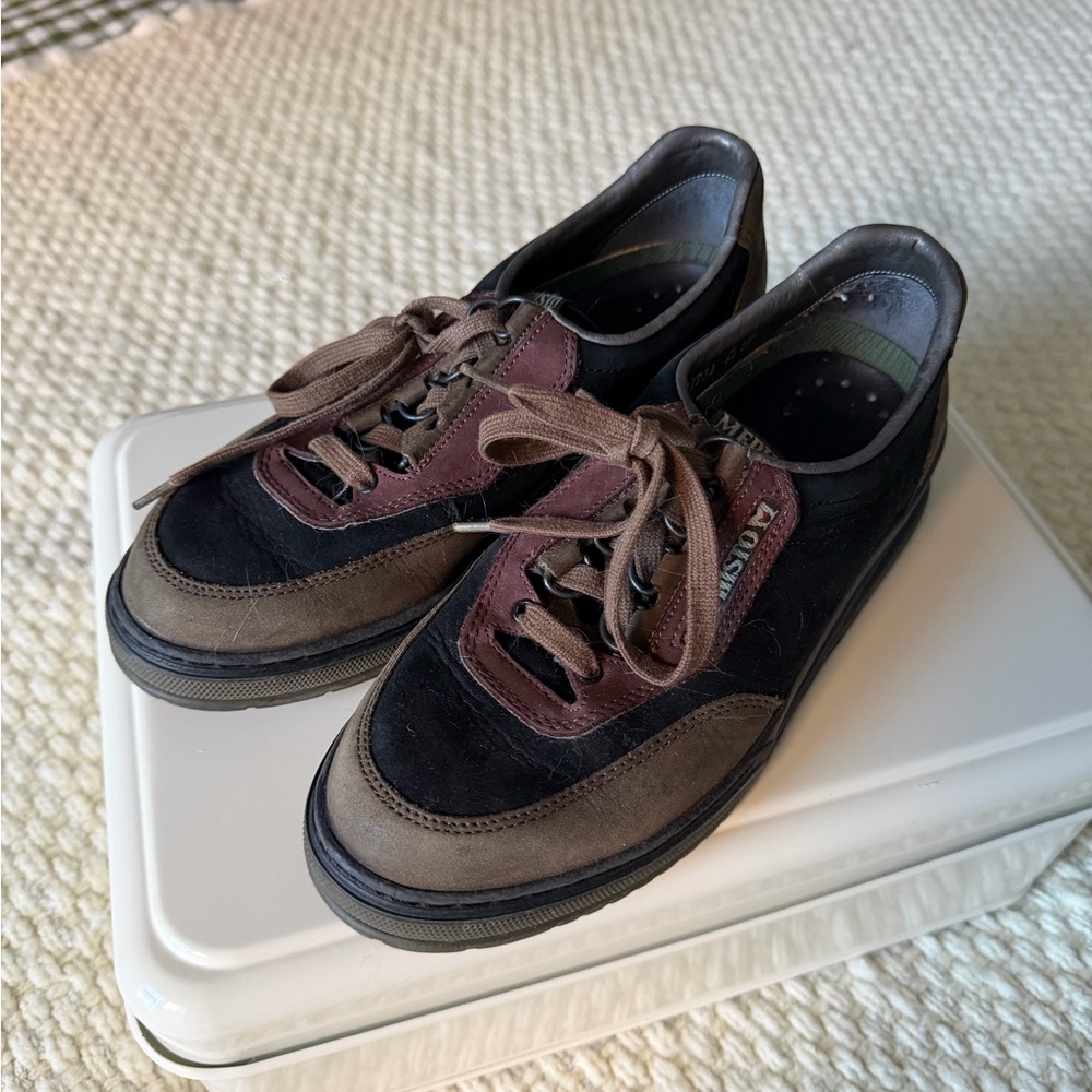 Mephisto Women's Runoff Black and Brown Sneakers